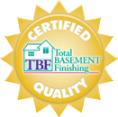 Certified Total Basement Finishing Quality