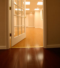 Basement Wood Flooring by Total Basement Finishing